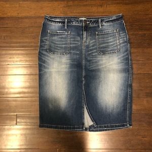 Nordstrom brand Hinge denim pencil skirt XL